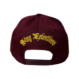 Maroon 3D A-Frame Cap