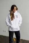 Champion White Marle Hoodie